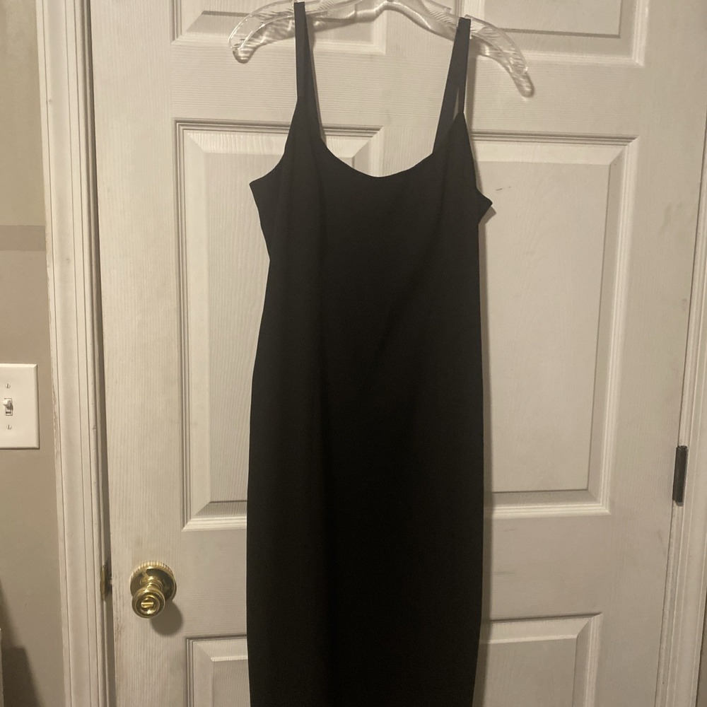 Vintage Ann Taylor Dress  Black Cocktail Evening Dress Empire Waist - Sz 12P